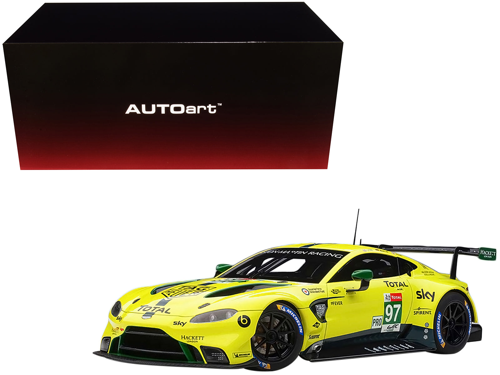 2018 Aston Martin Vantage GTE #97 Lynn - Martin - Adam Le Mans PRO 1/18 Model Car by Autoart-DiecastModeler.com