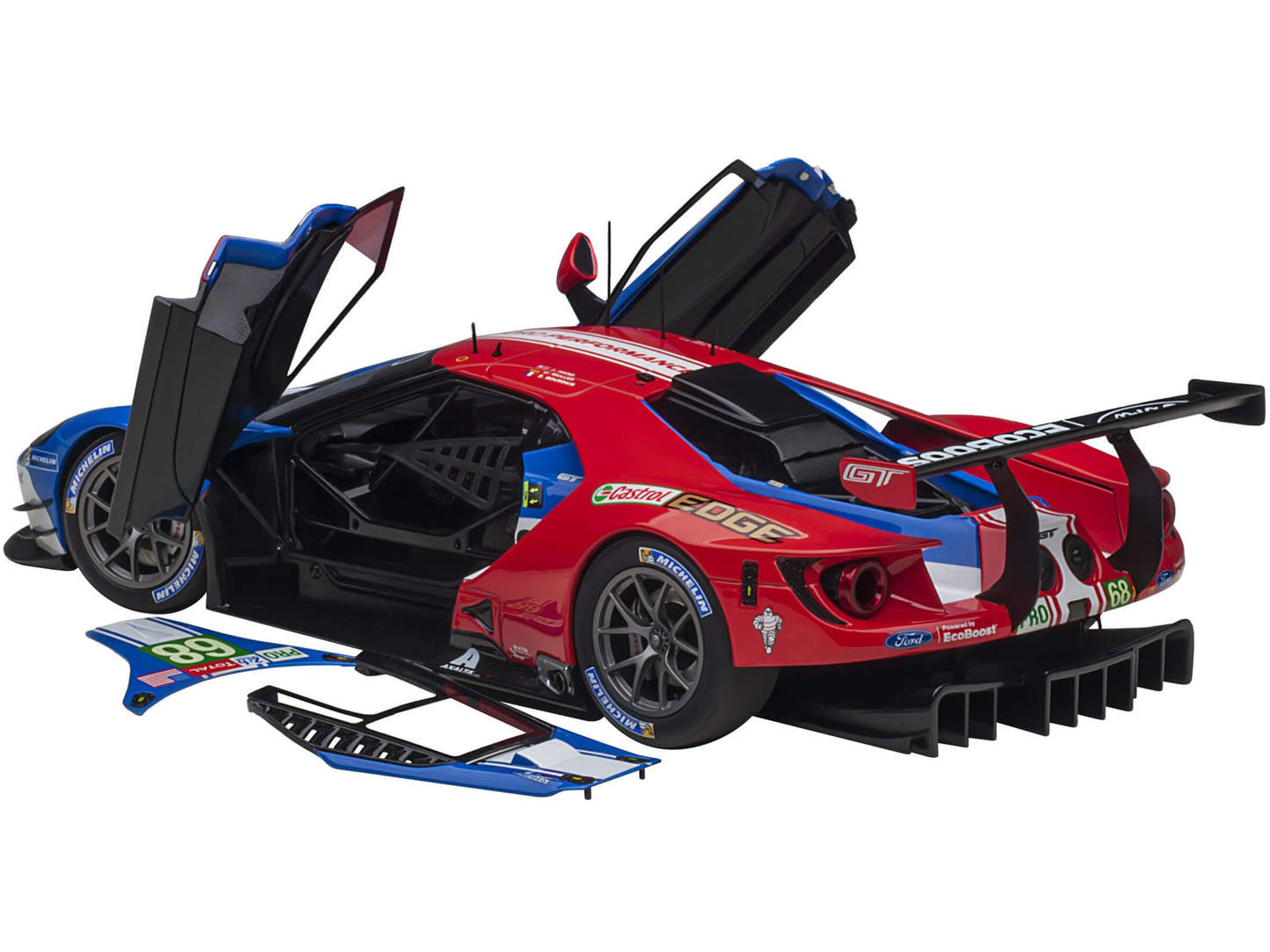 Ford GT #68 Sebastien Bourdais - Joey Hand - Dirk Muller 24H of Le Mans (2019) 1/18 Model Car by Autoart-DiecastModeler.com