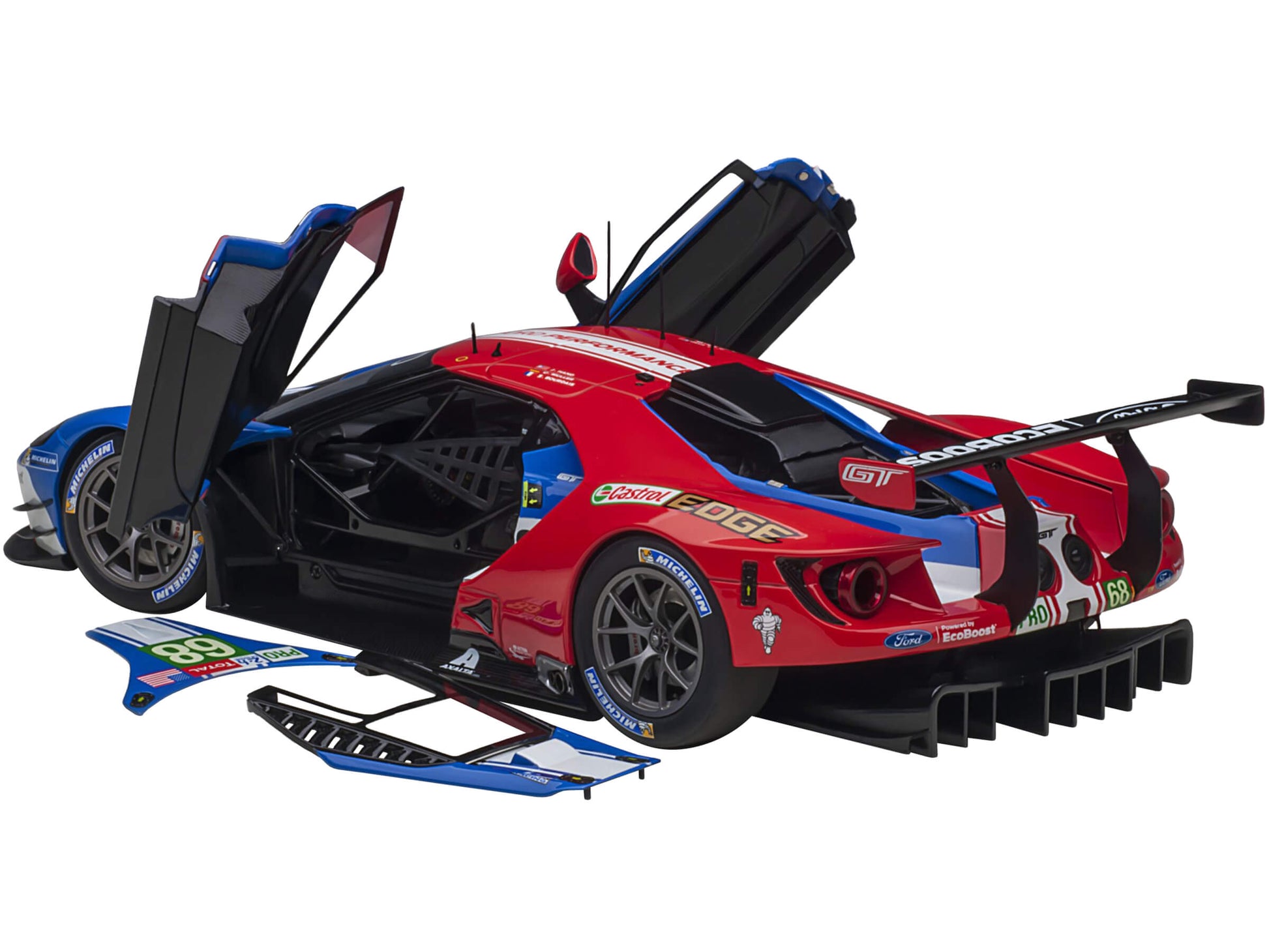 Ford GT #68 Sebastien Bourdais - Joey Hand - Dirk Muller 24H of Le Mans (2019) 1/18 Model Car by Autoart-DiecastModeler.com