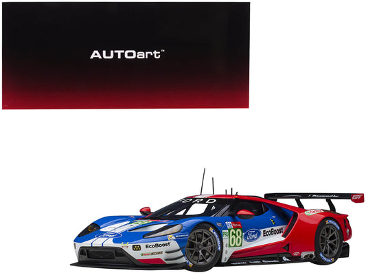 Ford GT #68 Sebastien Bourdais - Joey Hand - Dirk Muller 24H of Le Mans (2019) 1/18 Model Car by Autoart-DiecastModeler.com