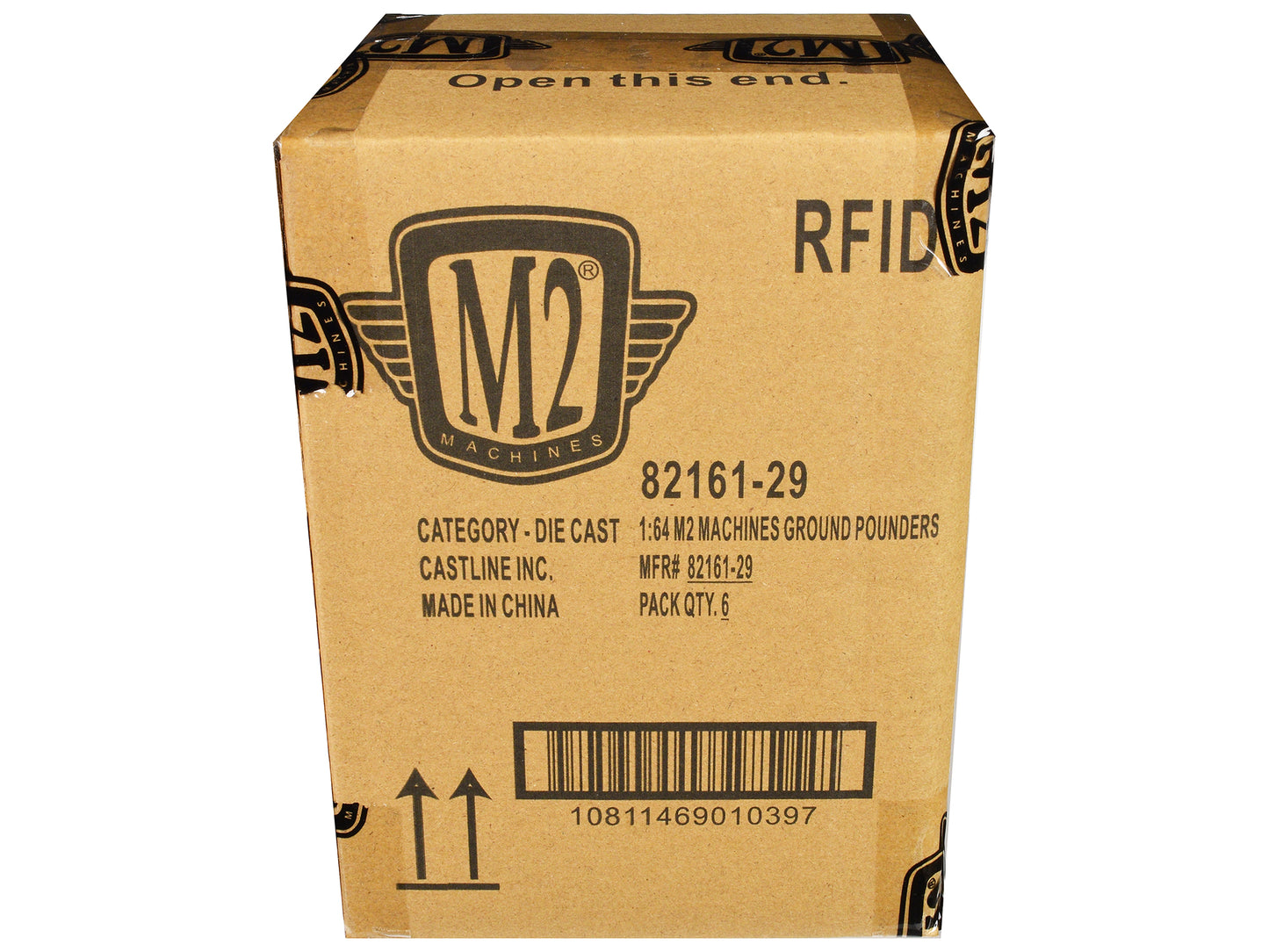 "Ground Pounders" 6 Cars Set Release 29 IN DISPLAY CASES Limited Edition 1/64 Diecast Model Cars by M2 Machines-DiecastModeler.com