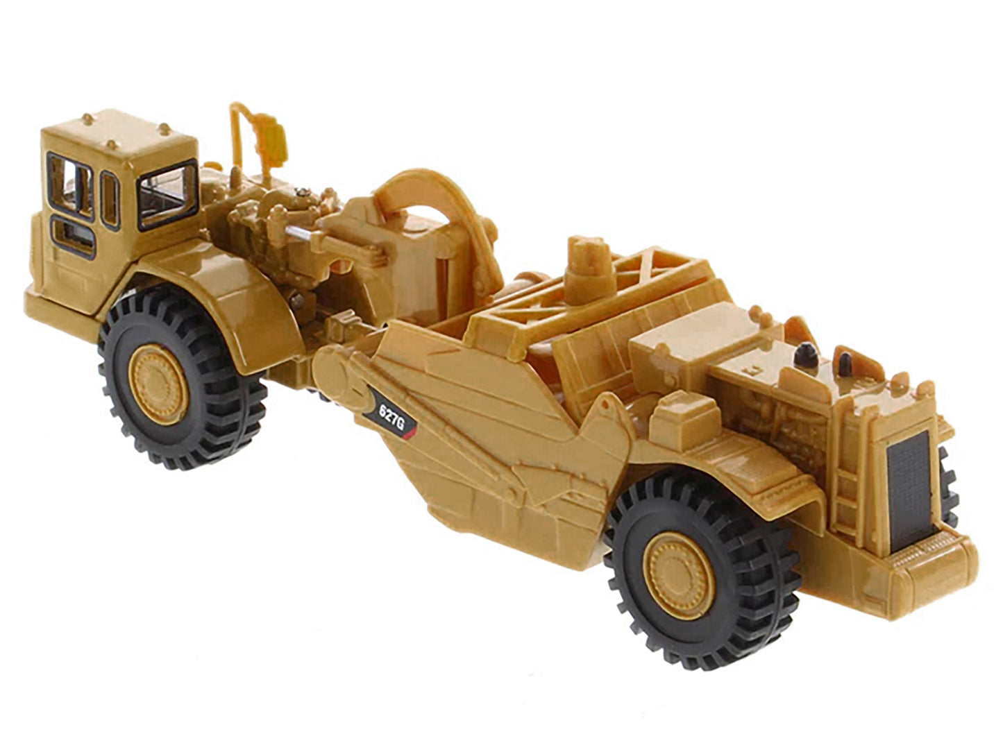 CAT Caterpillar 627G Auger Scraper Yellow 1/87 (HO) Diecast Model by Diecast Masters-DiecastModeler.com