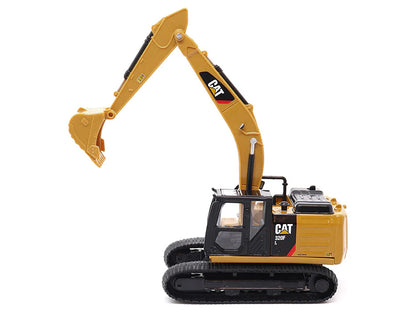 CAT Caterpillar 320F L Hydraulic Excavator Yellow and Black 1/64 Diecast Model by Diecast Masters-DiecastModeler.com
