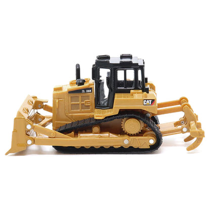 CAT Caterpillar D6R Track-Type Tractor Yellow and Black 1/64 Diecast Model by Diecast Masters-DiecastModeler.com