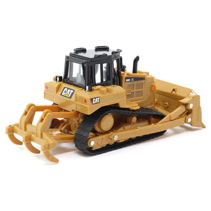 CAT Caterpillar D6R Track-Type Tractor Yellow and Black 1/64 Diecast Model by Diecast Masters-DiecastModeler.com