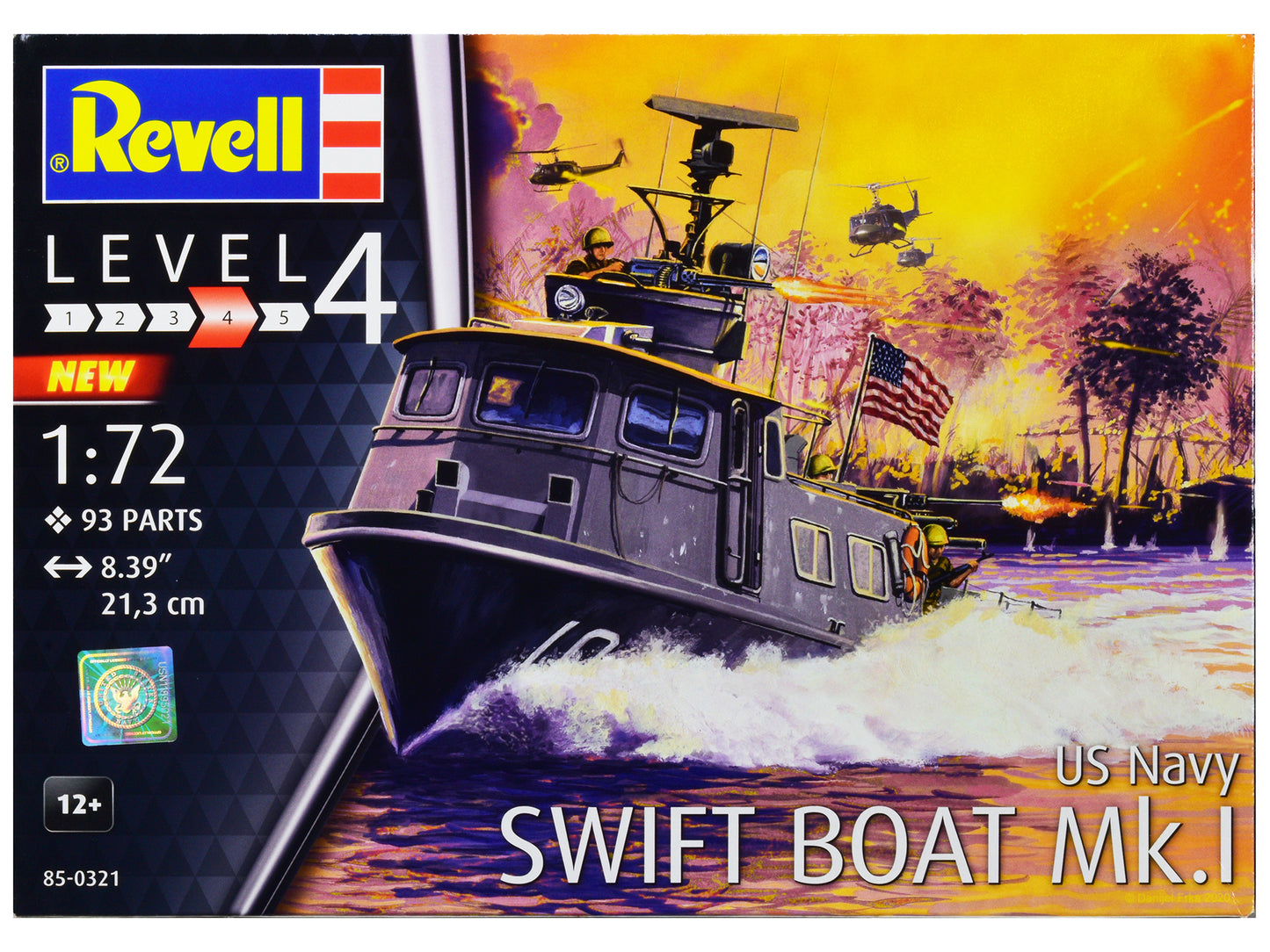 Level 4 Model Kit US Navy Swift Boat Mk.I 1/72 Scale Model by Revell-DiecastModeler.com