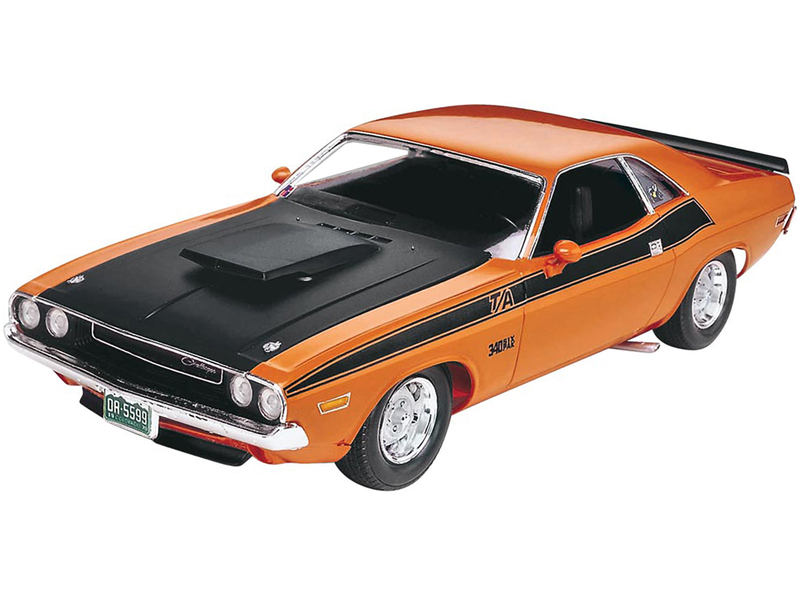 Level 4 Model Kit 1970 Dodge Challenger T/A "Streetburner" 2-in-1 Kit 1/24 Scale Model by Revell-DiecastModeler.com