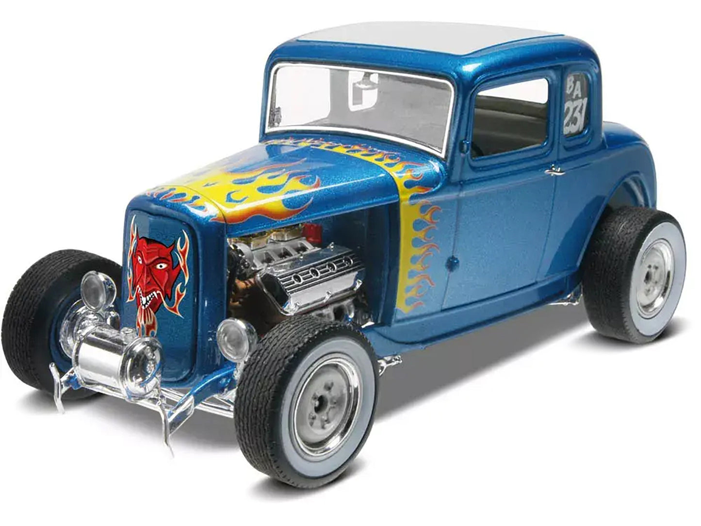 Level 5 Model Kit 1932 Ford 5-Window Coupe 2-in-1 Kit 1/25 Scale Model by Revell-DiecastModeler.com