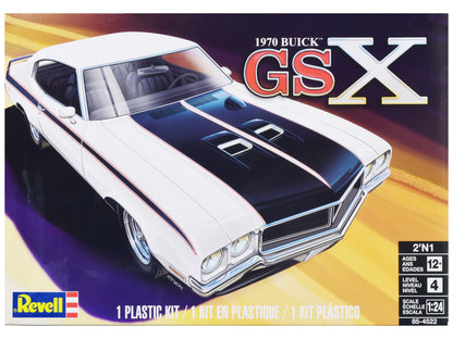 Level 4 Model Kit 1970 Buick GSX 2-in-1 Kit 1/24 Scale Model by Revell-DiecastModeler.com