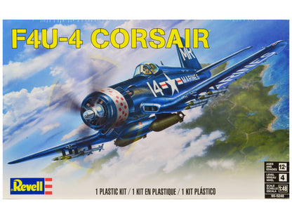 Level 4 Model Kit Vought F4U-4 Corsair Fighter Aircraft 1/48 Scale Model by Revell-DiecastModeler.com