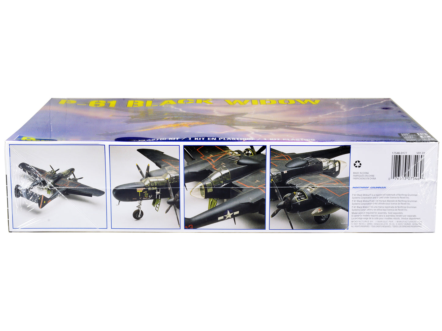 Level 5 Model Kit P-61 Black Widow Fighter Plane 1/48 Scale Model by Revell-DiecastModeler.com