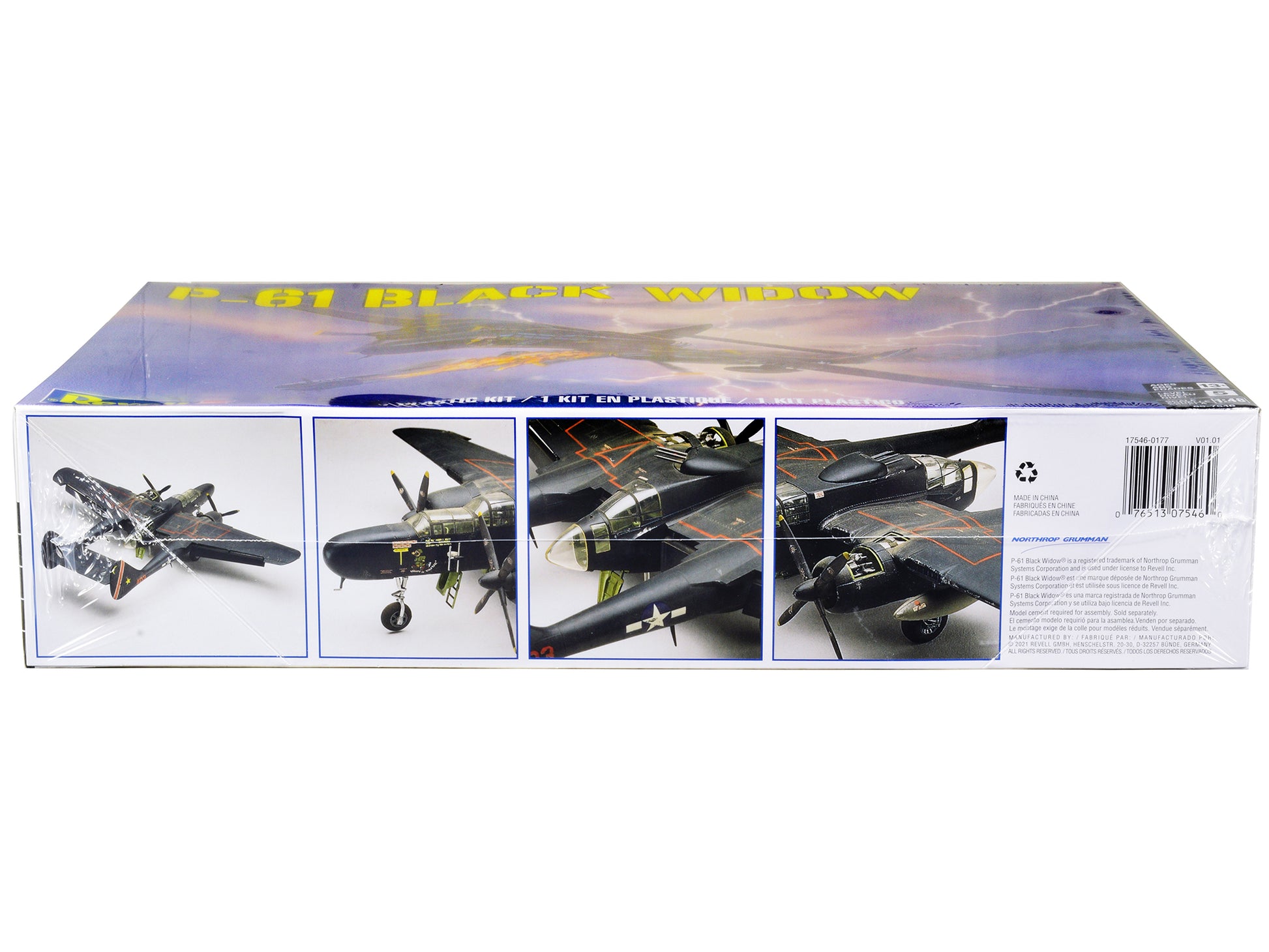 Level 5 Model Kit P-61 Black Widow Fighter Plane 1/48 Scale Model by Revell-DiecastModeler.com