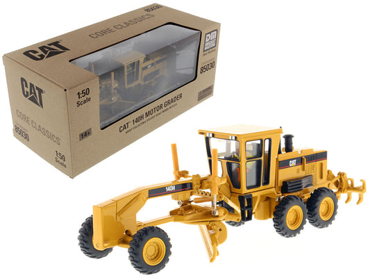 Cat Caterpillar 140H Motor Grader with Operator "Core Classics Series" 1/50 Diecast Model by Diecast Masters-DiecastModeler.com