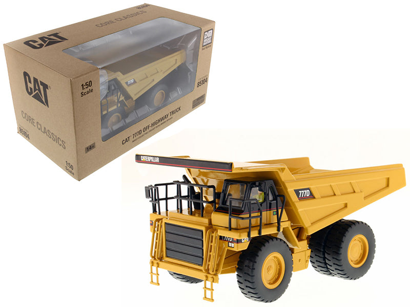 CAT Caterpillar 777D Off Highway Dump Truck with Operator "Core Classics Series" 1/50 Diecast Model by Diecast Masters-DiecastModeler.com