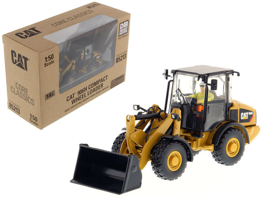 CAT Caterpillar 906H Compact Wheel Loader with Operator "Core Classics Series" 1/50 Diecast Model by Diecast Masters-DiecastModeler.com