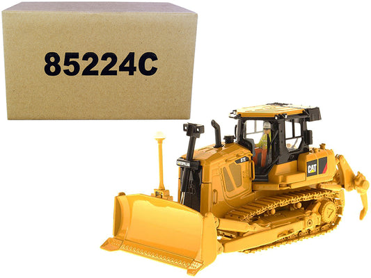 CAT Caterpillar D7E Track Type Tractor with Electric Drive with Operator "Core Classics Series" 1/50 Diecast Model by Diecast Masters-DiecastModeler.com