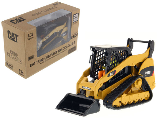 CAT Caterpillar 299C Compact Track Loader with Work Tools and Operator "Core Classics" Series 1/32 Diecast Model by Diecast Masters-DiecastModeler.com