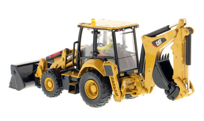 CAT Caterpillar 420F2 IT Backhoe Loader with Operator "High Line Series" 1/50 Diecast Model by Diecast Masters