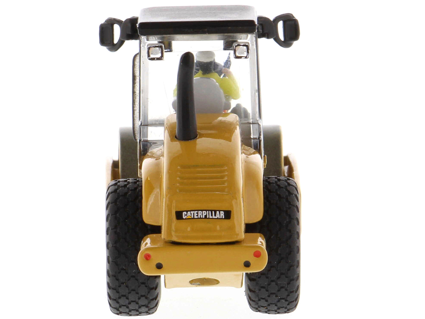 CAT Caterpillar CS56 Smooth Drum Vibratory Soil Compactor with Operator "High Line" Series 1/87 (HO) Scale Diecast Model by Diecast Masters-DiecastModeler.com
