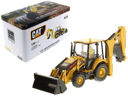 CAT Caterpillar 432F2 Backhoe Loader with Operator "High Line Series" 1/50 Diecast Model  by Diecast Masters-DiecastModeler.com