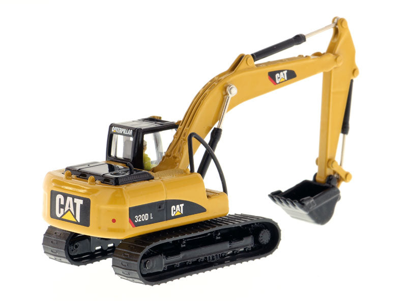 CAT Caterpillar 320D L Hydraulic Excavator with Operator "High Line" Series 1/87 (HO) Scale Diecast Model by Diecast Masters-DiecastModeler.com