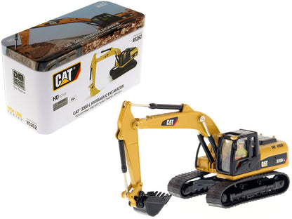 CAT Caterpillar 320D L Hydraulic Excavator with Operator "High Line" Series 1/87 (HO) Scale Diecast Model by Diecast Masters-DiecastModeler.com