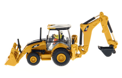CAT Caterpillar 450E Backhoe Loader with Operator "High Line" Series 1/87 (HO) Scale Diecast Model by Diecast Masters