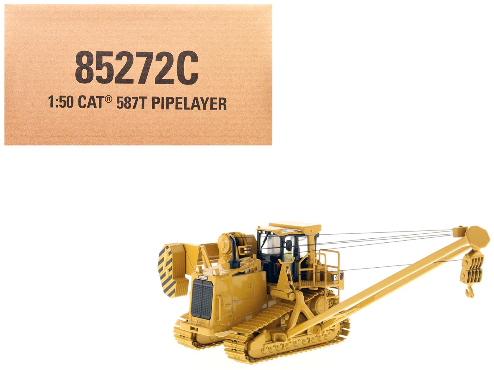 CAT Caterpillar 587T Pipelayer with Operator "Core Classics" Series 1/50 Diecast Model by Diecast Masters-DiecastModeler.com