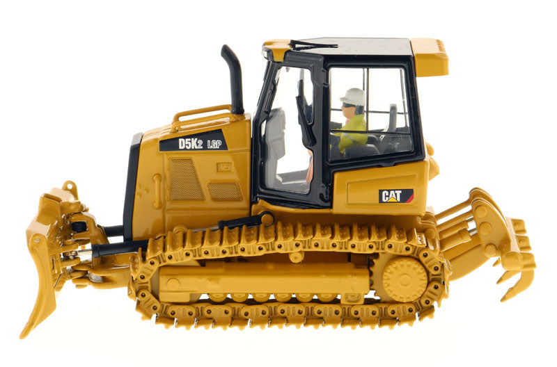 CAT Caterpillar D5K2 LGP Track Type Tractor Dozer with Ripper and Operator "High Line" Series 1/50 Diecast Model by Diecast Masters-DiecastModeler.com