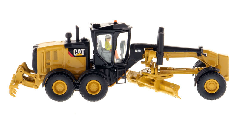 CAT Caterpillar 12M3 Motor Grader with Operator "High Line" Series 1/87 (HO) Scale Diecast Model by Diecast Masters