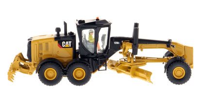 CAT Caterpillar 12M3 Motor Grader with Operator "High Line" Series 1/87 (HO) Scale Diecast Model by Diecast Masters
