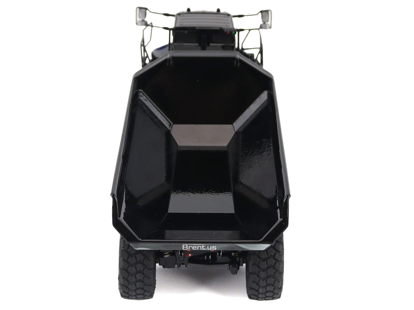 CAT Caterpillar 745 Articulated Dump Truck "Brent Scarbrough & Co. - Back the Blue" Black with Graphics "High Line" Series 1/50 Diecast Model by Diecast Masters