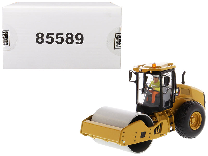 CAT Caterpillar CS11 GC Vibratory Soil Compactor with Operator "High Line Series" 1/50 Diecast Model by Diecast Masters-DiecastModeler.com