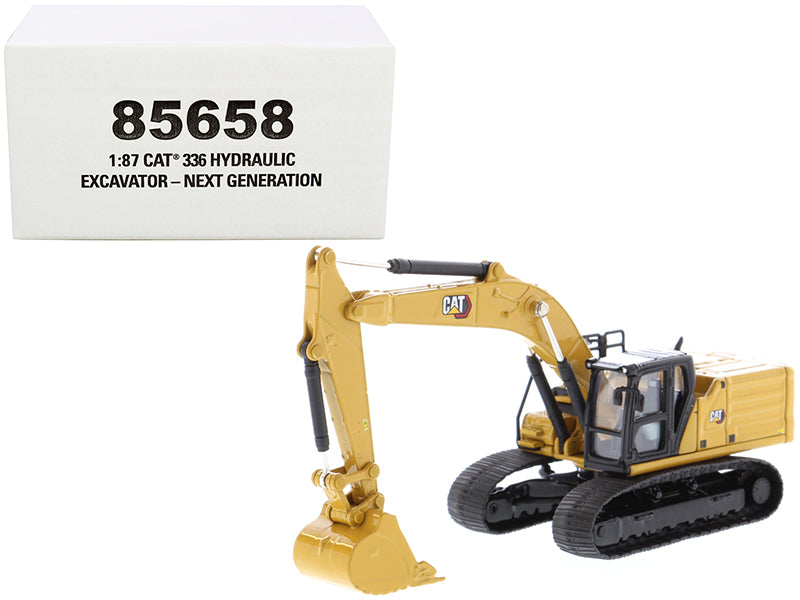 CAT Caterpillar 336 Next Generation Hydraulic Excavator "High Line" Series 1/87 (HO) Scale Diecast Model by Diecast Masters-DiecastModeler.com
