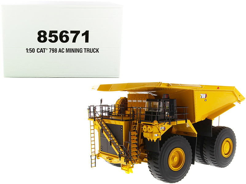 CAT Caterpillar 798 AC Mining Truck "High Line Series" 1/50 Diecast Model by Diecast Masters-DiecastModeler.com