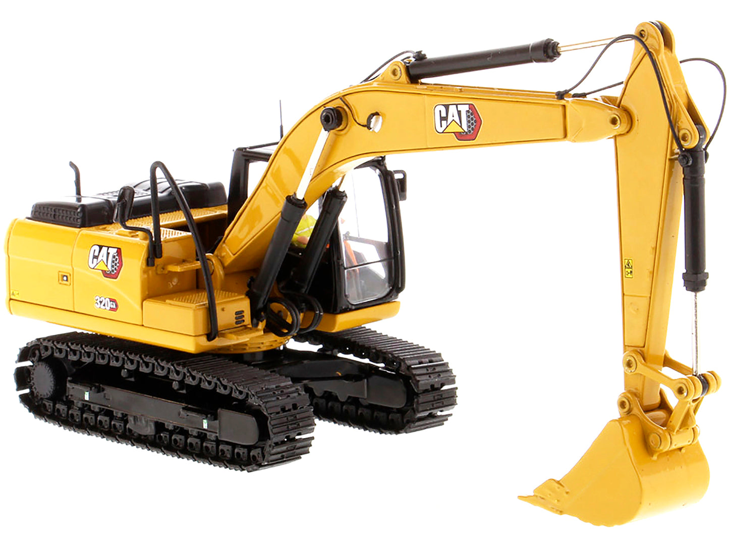 CAT Caterpillar 320 GX Hydraulic Excavator with Operator "High Line" Series 1/50 Diecast Model by Diecast Masters-DiecastModeler.com