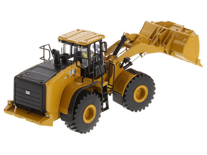 CAT Caterpillar 966 GC Wheel Loader Yellow with Operator "High Line Series" 1/50 Diecast Model by Diecast Masters-DiecastModeler.com