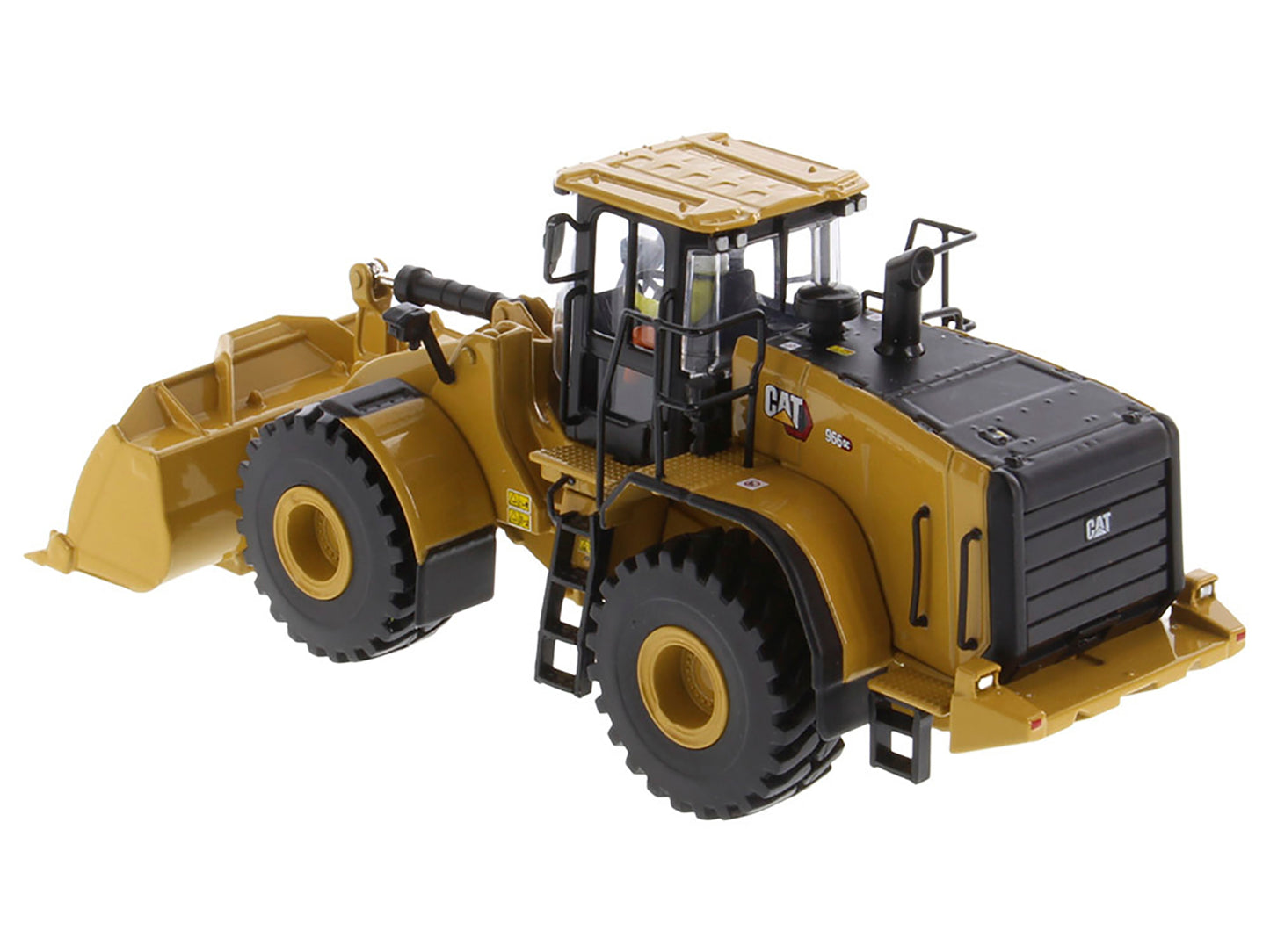 CAT Caterpillar 966 GC Wheel Loader Yellow with Operator "High Line Series" 1/50 Diecast Model by Diecast Masters-DiecastModeler.com