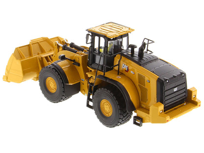 CAT Caterpillar 982 XE Wheel Loader Yellow with Operator "High Line Series" 1/50 Diecast Model by Diecast Masters-DiecastModeler.com