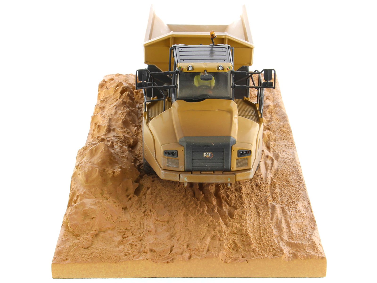 CAT Caterpillar 745 Articulated Truck with Operator (Dirty Version) "Weathered" Series 1/50 Diecast Model by Diecast Masters-DiecastModeler.com