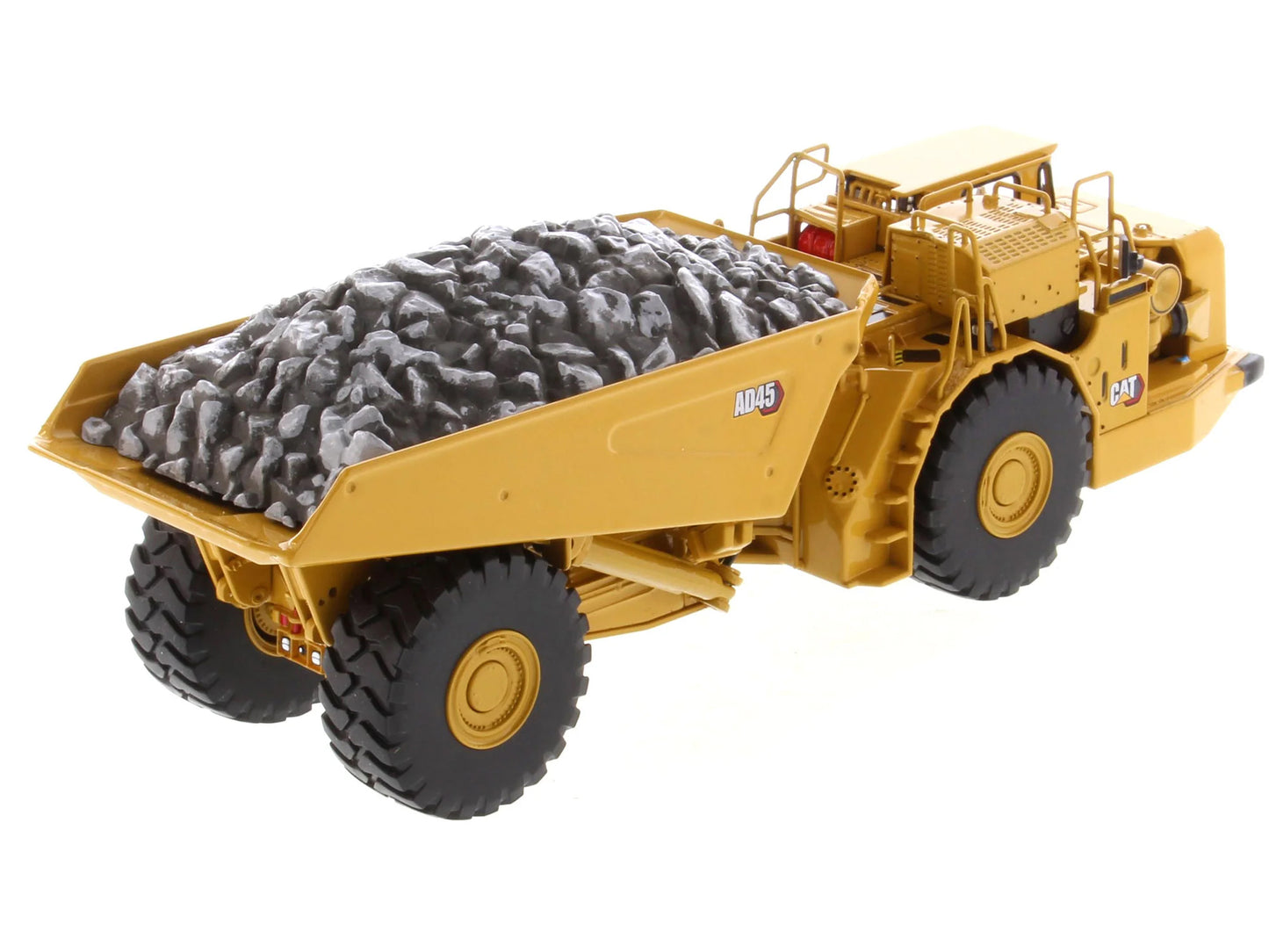CAT Caterpillar AD45 Underground Articulated Truck Yellow "High Line" Series 1/50 Diecast Model by Diecast Masters-DiecastModeler.com