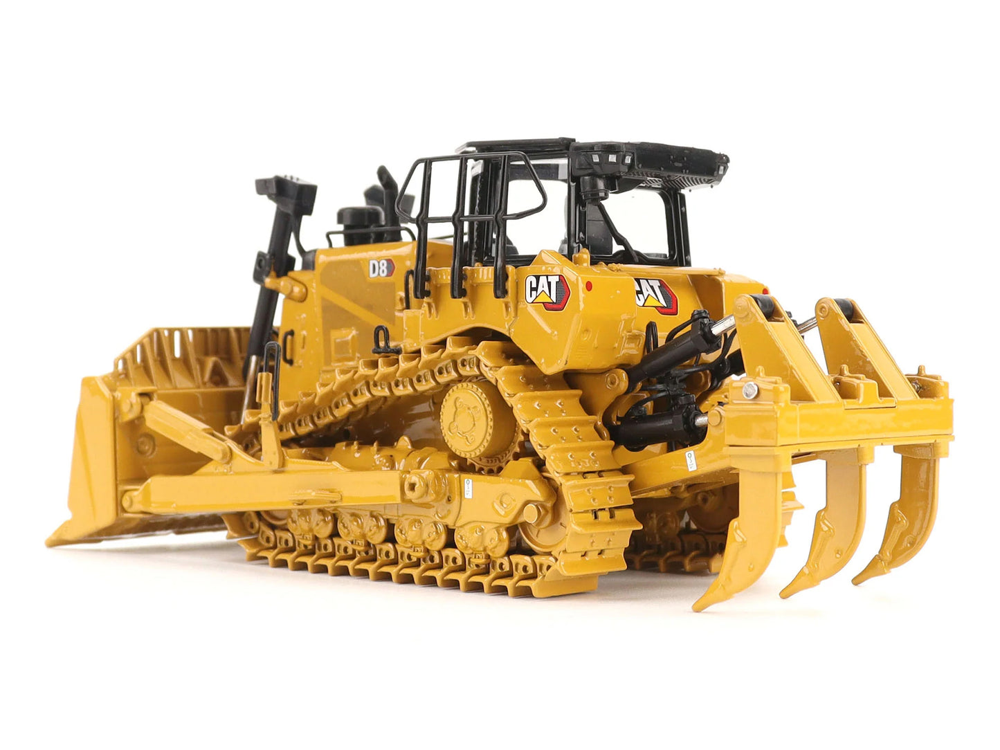 CAT Caterpillar D8 Track-Type Dozer (Standard Configuration) Yellow "High Line" Series  1/50 Diecast Model by Diecast Masters-DiecastModeler.com