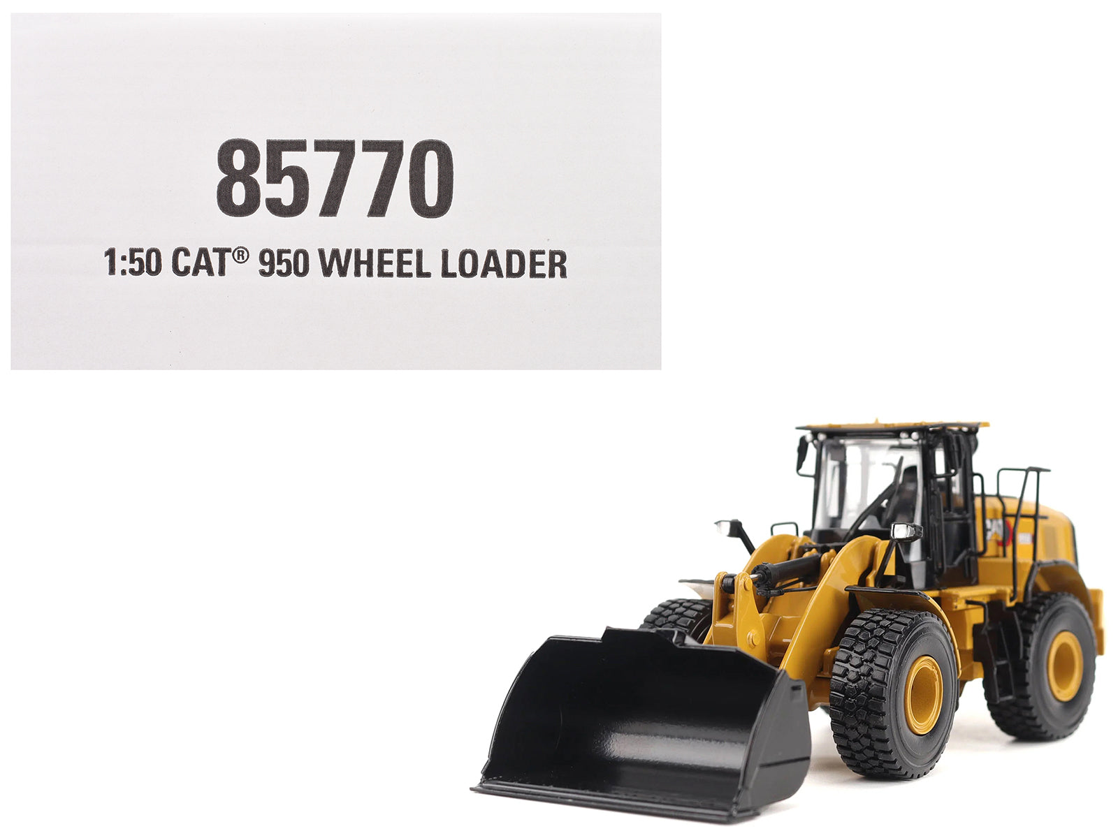 CAT Caterpillar 950 Wheel Loader Yellow "High Line" Series 1/50 Diecast Model by Diecast Masters-DiecastModeler.com