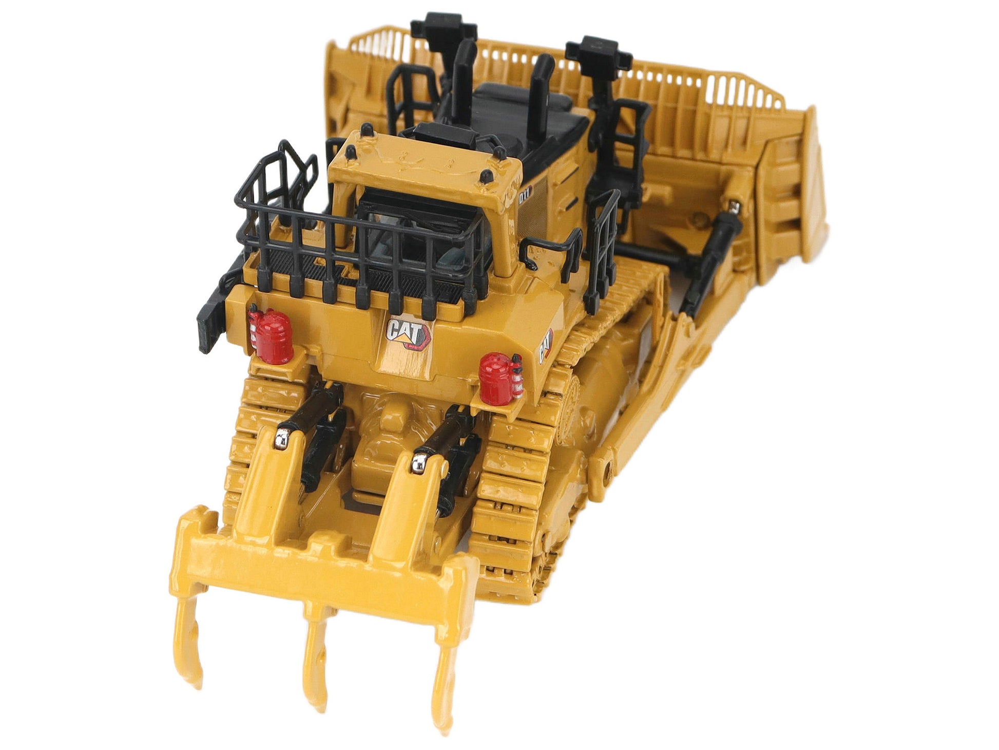 CAT Caterpillar D11 Track Type Dozer TKN Design Yellow "High Line" Series 1/87 (HO) Diecast Model by Diecast Masters-DiecastModeler.com
