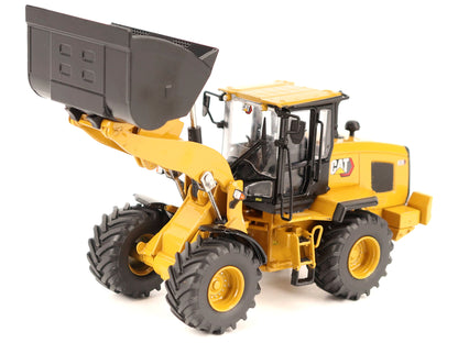 CAT Caterpillar 938 Wheel Loader with Operator Yellow "High Line" Series 1/50 Diecast Model by Diecast Masters