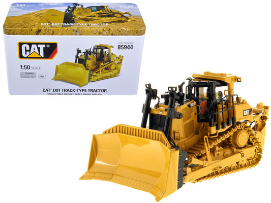 CAT Caterpillar D9T Track-Type Tractor with Operator "High Line Series" 1/50 Diecast Model by Diecast Masters-DiecastModeler.com