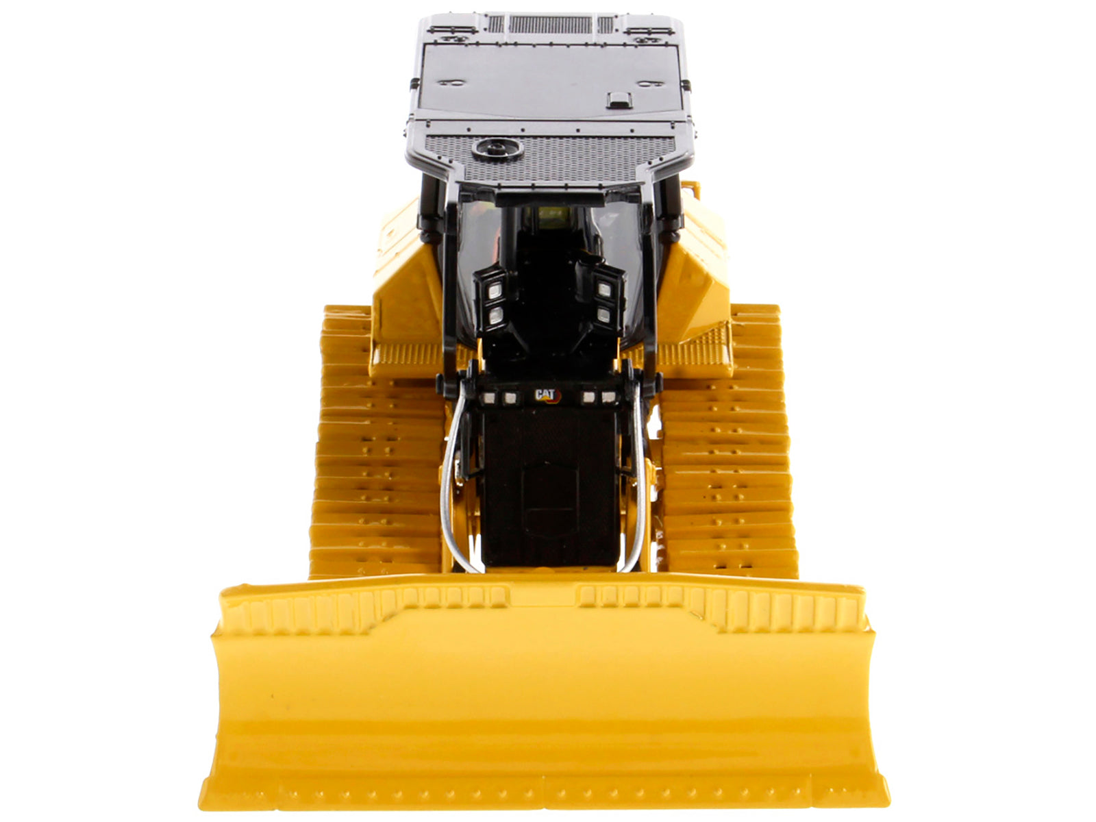 CAT Caterpillar D5 LGP Track Type Tractor Fire Dozer Yellow with Operator "High Line" Series 1/50 Diecast Model by Diecast Masters-DiecastModeler.com