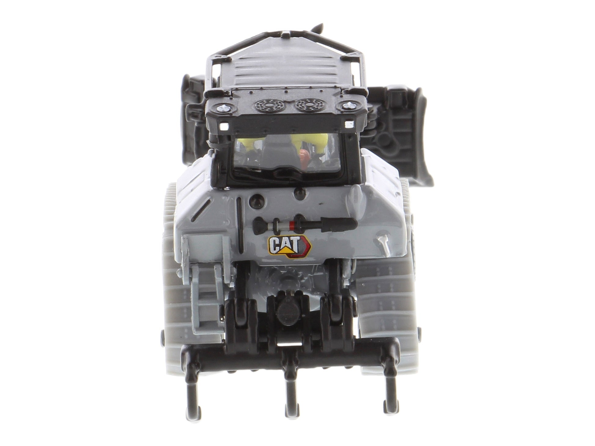CAT Caterpillar D5 Track-Type Dozer "Centennial" Gray with Operator "High Line Series" 1/87 (HO) Diecast Model by Diecast Masters-DiecastModeler.com