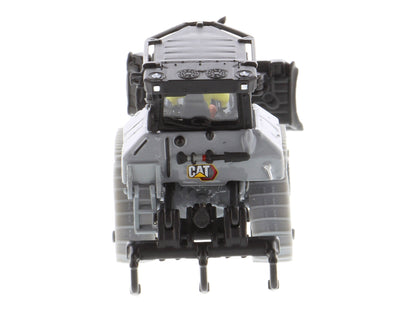 CAT Caterpillar D5 Track-Type Dozer "Centennial" Gray with Operator "High Line Series" 1/87 (HO) Diecast Model by Diecast Masters-DiecastModeler.com