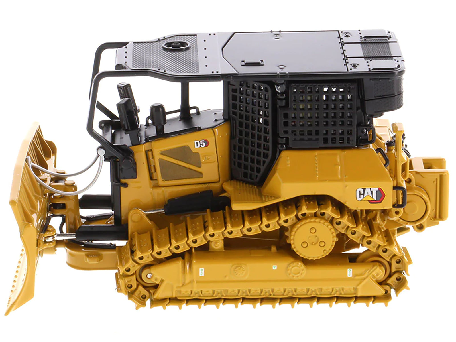 CAT Caterpillar D5 XR Fire Suppression Track Type Dozer Yellow "High Line" Series 1/50 Diecast Model by Diecast Masters-DiecastModeler.com